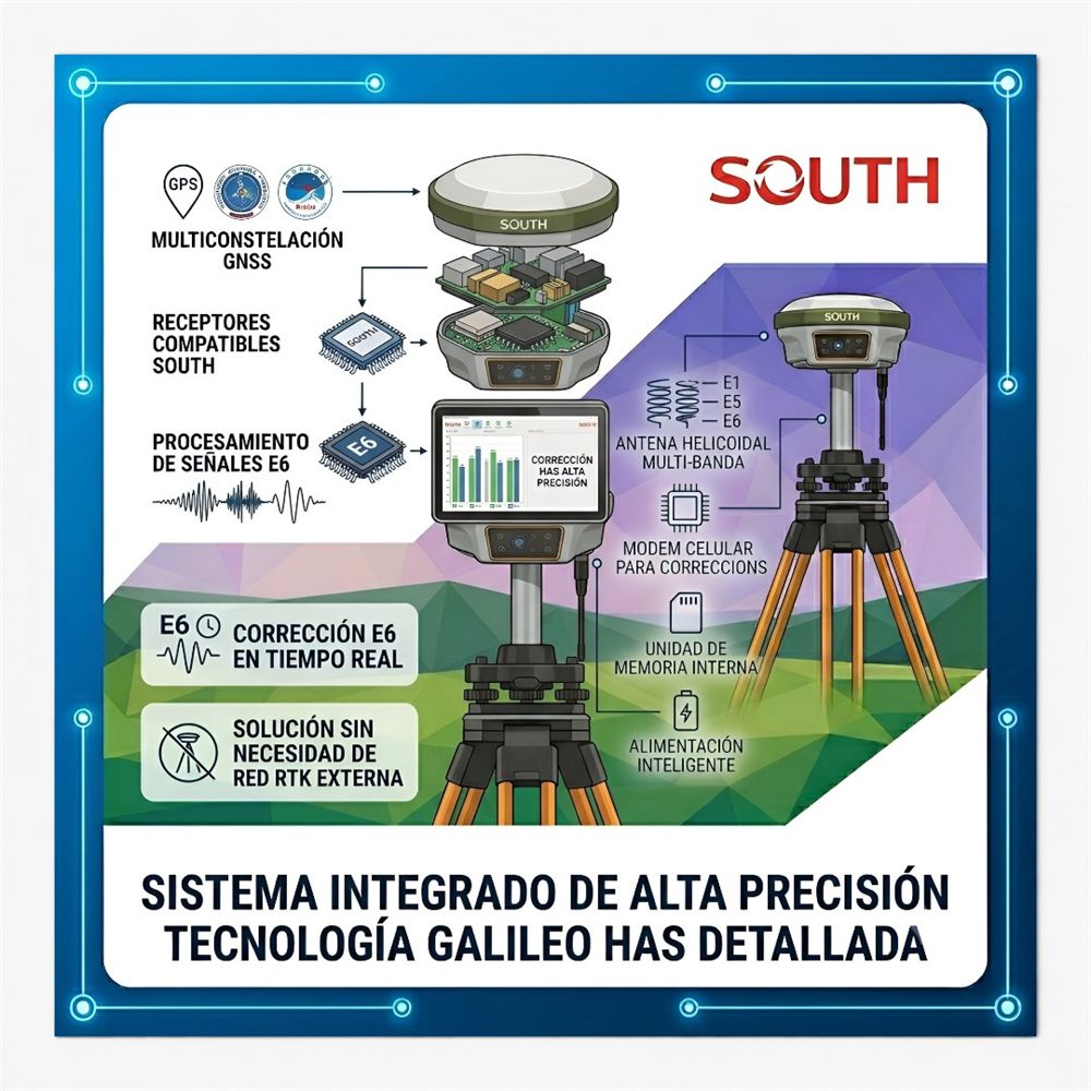 Activación HAS Galileo para GPS South (por Sensor) - South