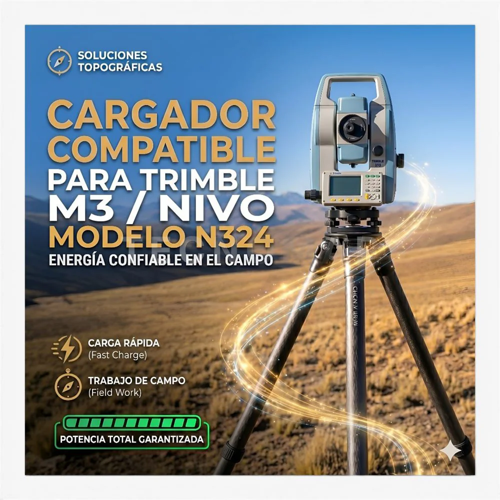 Cargador Leica GKL264 para Estación Total TS01 - Leica