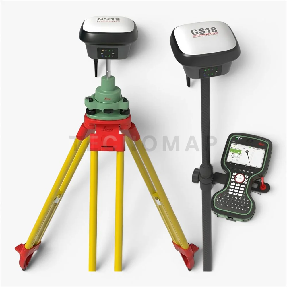 GPS Diferencial RTK Leica GS18 T - Kit Base + Rover - Leica