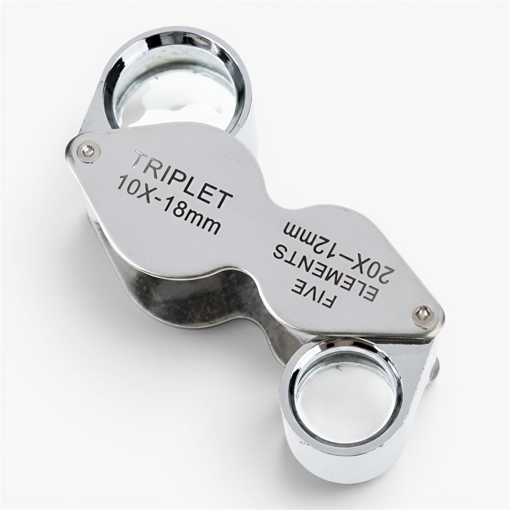 Lupa Doble Triplet 10x 18mm + 20x 12mm - vista adicional