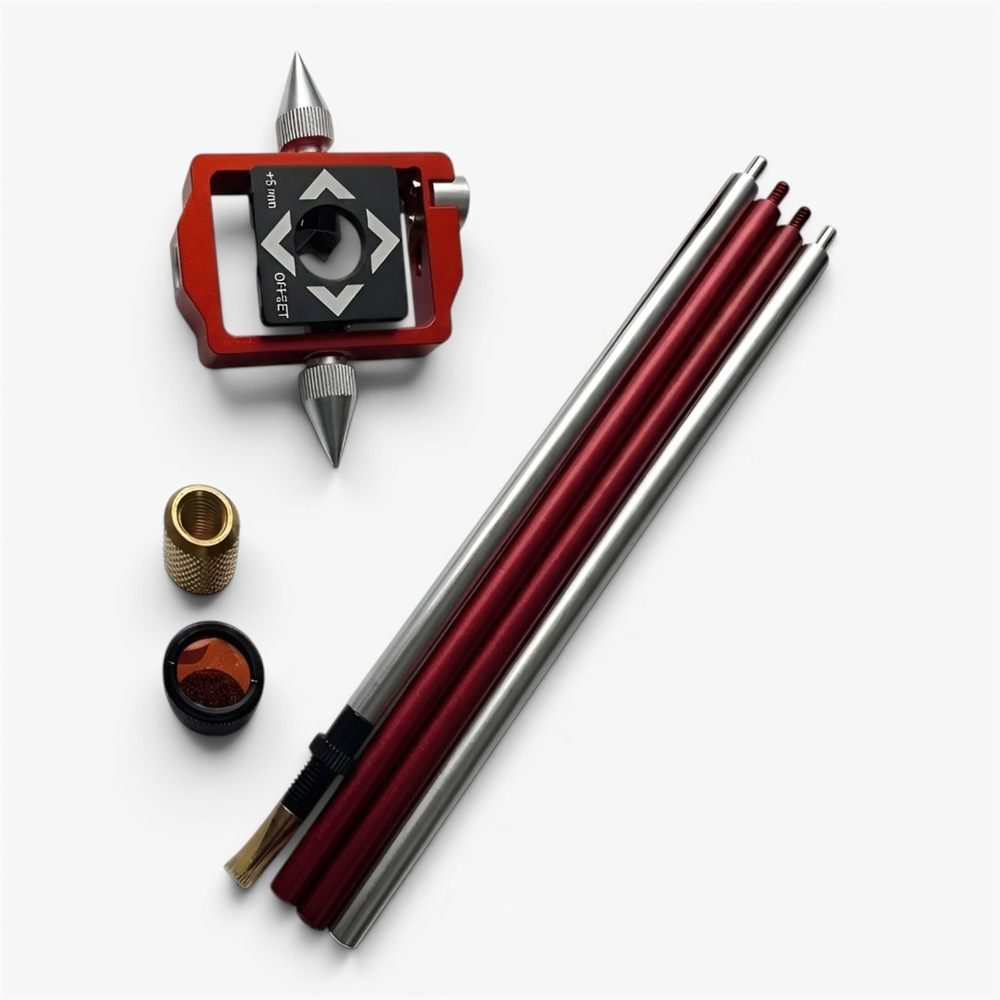 Mini Prisma con Mini Bastón - Compatible Trimble - Tecnomap