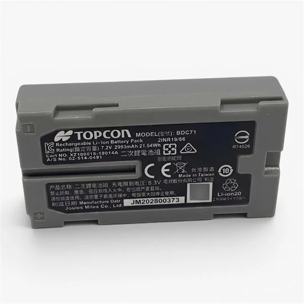 Batería Topcon BDC71 para Estación Total GM-55 - Topcon