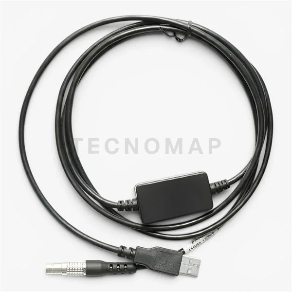 Cable USB de Transferencia para Estación Total Leica - Tecnomap