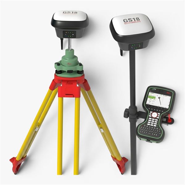 GPS Diferencial RTK Leica GS18 T - Kit Base + Rover - Leica