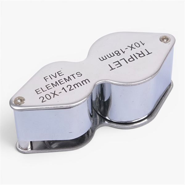 Lupa Doble Triplet 10x 18mm + 20x 12mm - Triplet