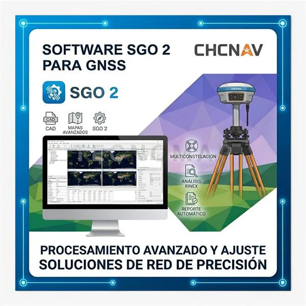 Software CHCNAV Geomatics Office (SGO) 2 para Post-Proceso - CHCNAV