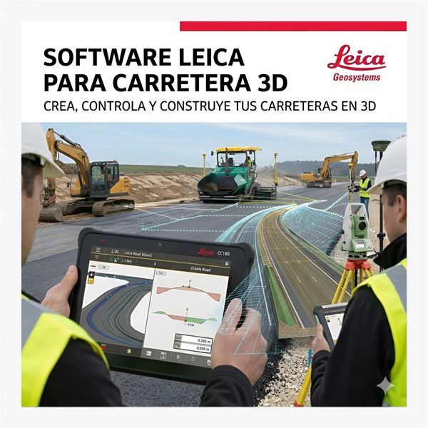 Software Leica Captivate - Aplicación Carretera 3D - Leica