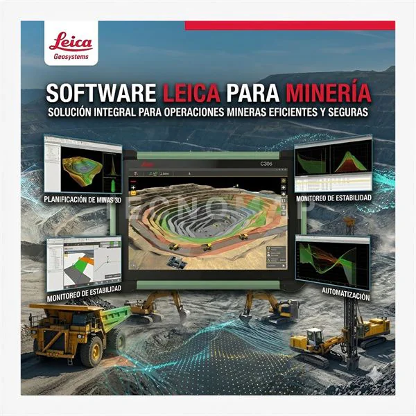 Software Leica Captivate - Aplicación Minería - Leica