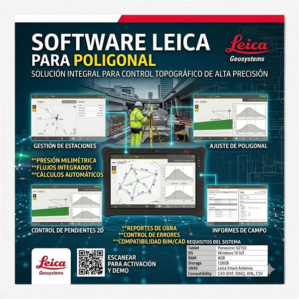 Software Leica Captivate - Aplicación Poligonal - Leica