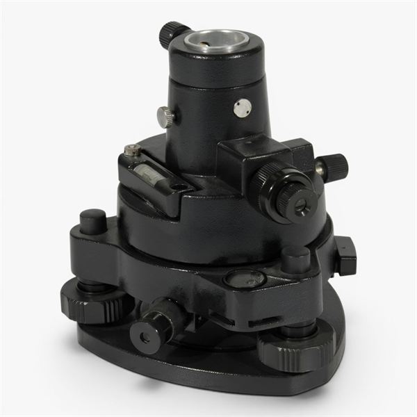 Tribrach Negro con Plomada Láser u Óptica - Tecnomap