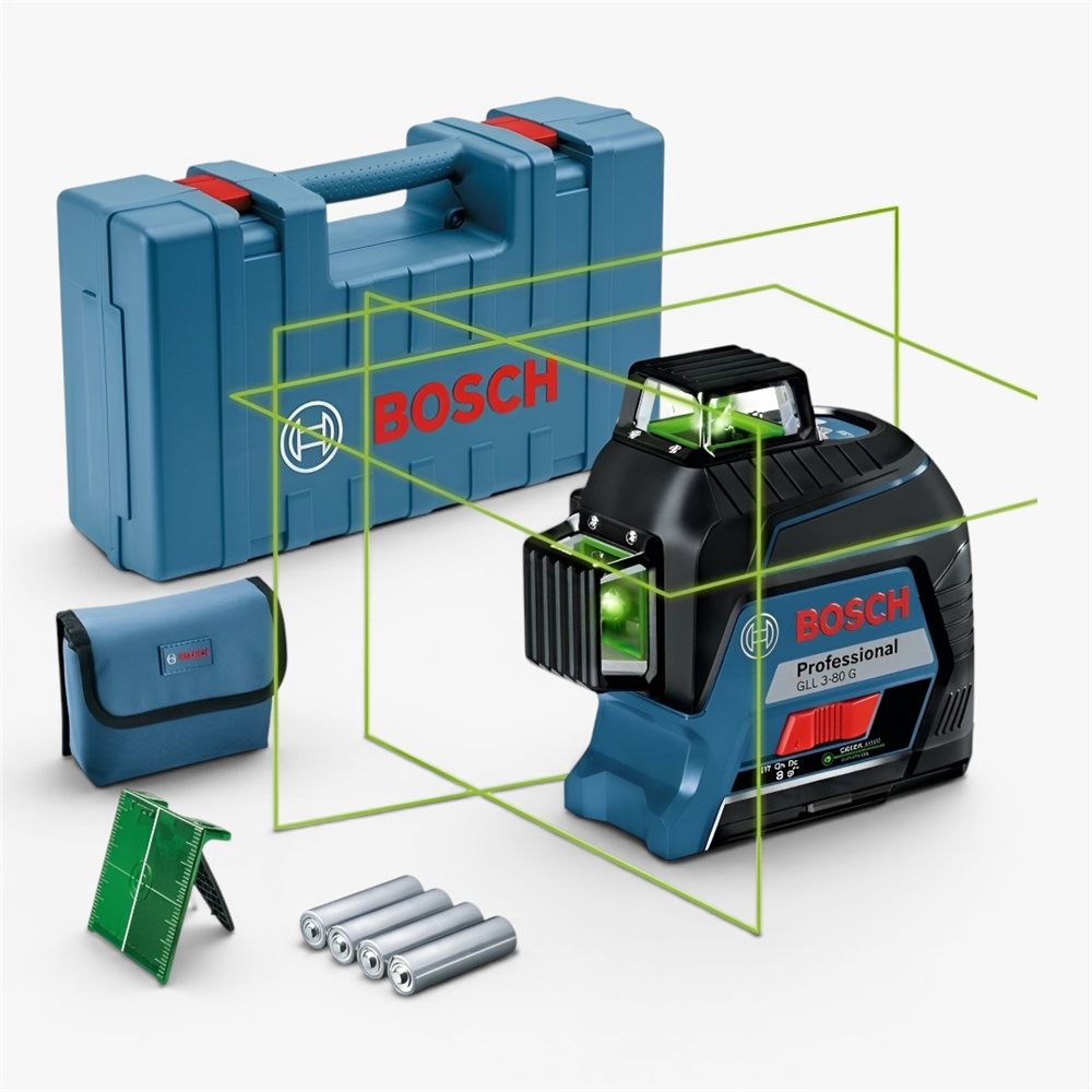 Nivel Láser Bosch GLL 3-80 G Verde - vista adicional