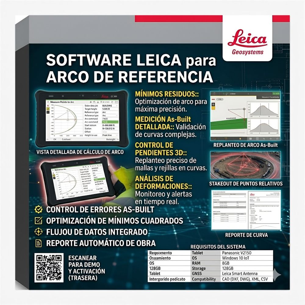 Software Leica Captivate - Aplicación Arco de Referencia - vista adicional