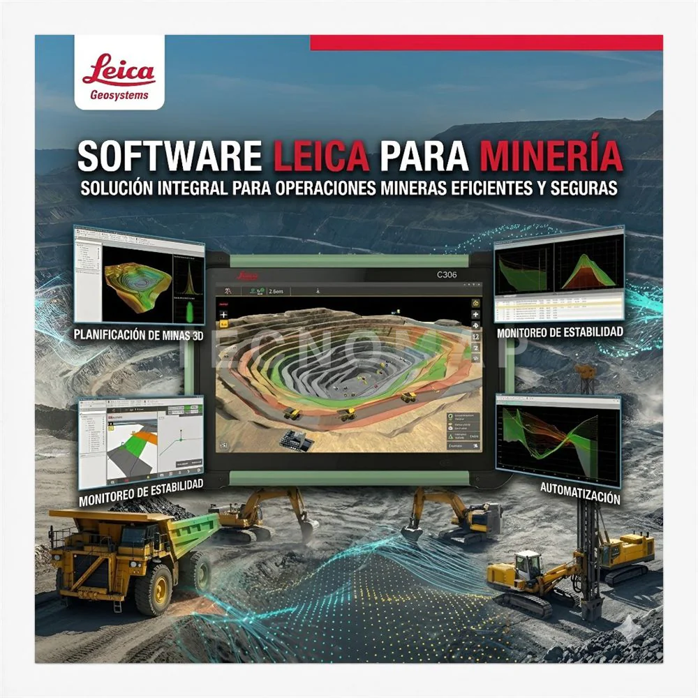 Software Leica Captivate - Aplicación Minería - Leica