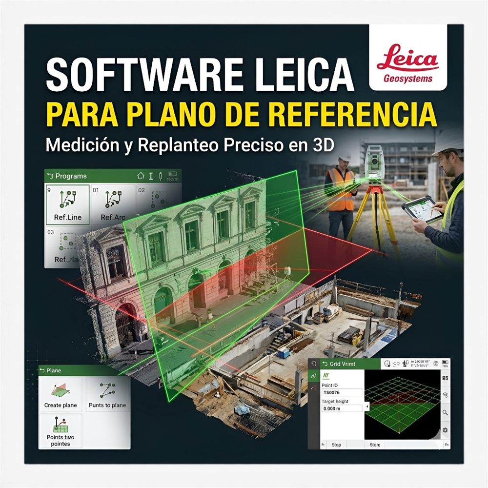 Software Leica Captivate - Aplicación Plano de Referencia - Leica