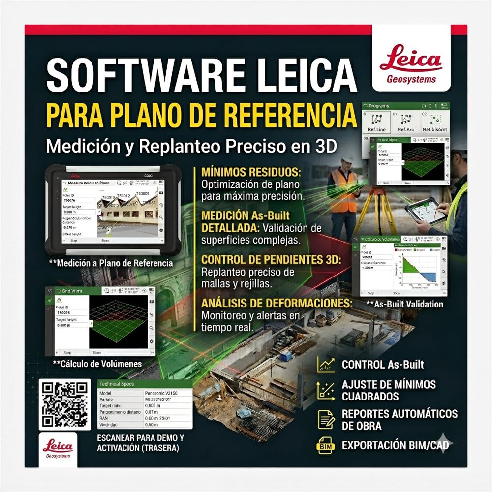 Software Leica Captivate - Aplicación Plano de Referencia - vista adicional