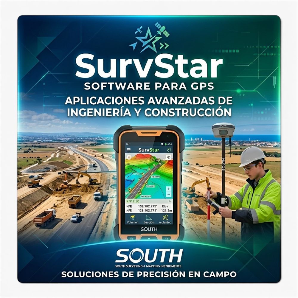 Software South SurvStar para GPS RTK - vista adicional