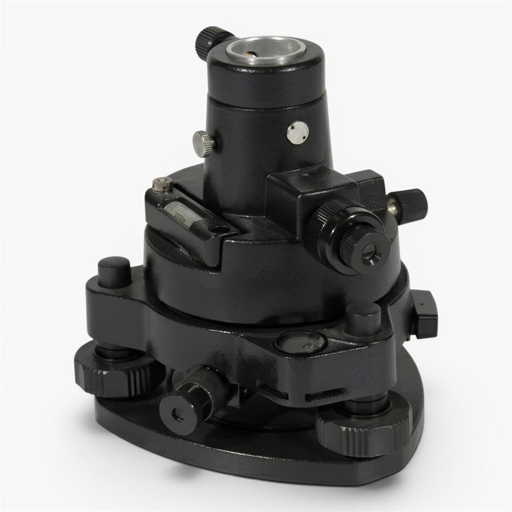 Tribrach Negro con Plomada Láser u Óptica - Tecnomap