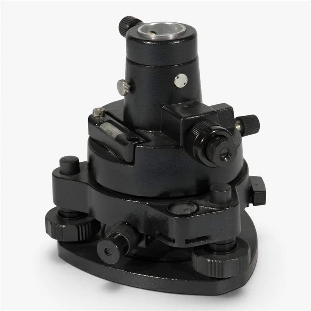 Tribrach Negro con Plomada Láser u Óptica - Tecnomap